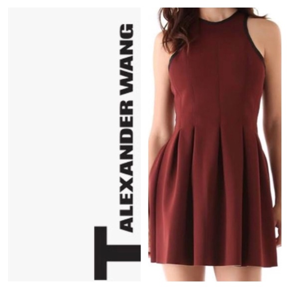 T Alexander Wang Burgundy dress size XS - Picture 2 of 7